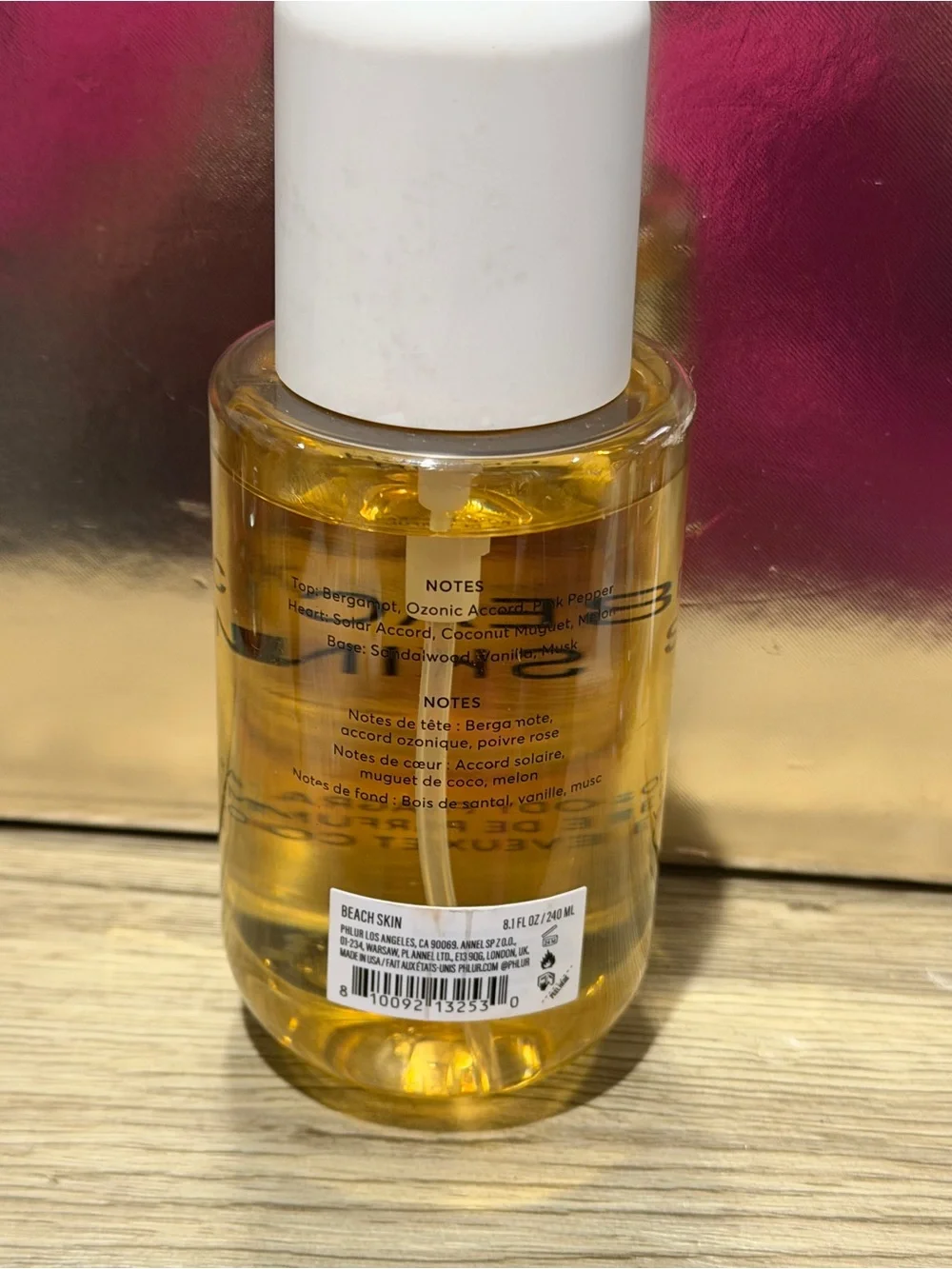 PHLUR Beach Skin Hair & Body Mist 8FL OZ